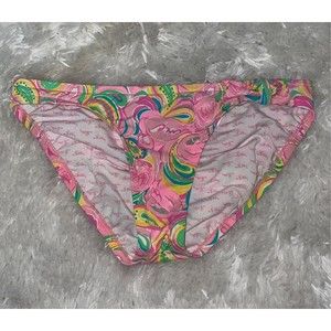 Lilly Pulitzer flamingo bikini bottom swimwear size XS